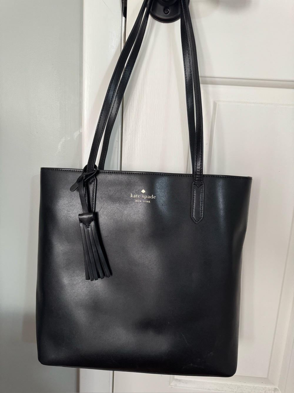 LIKE NEW Kate Spade black small tote